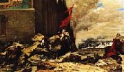 Georges Clairin The Burning of the Tuileries Sweden oil painting reproduction